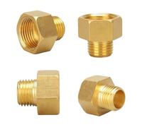 1 Uds. Conectores acoplador de latón 1/8 "1/4" 3/8 "1/2"(NW4-2)