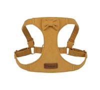 1 Uds. Conjunto de Correa y arnés for Perros de Gamuza Premium de Moda-Correa Ajustable for el Pecho for Mascotas Accesorios de Moda Suaves y duraderos for Cachorros y Gatitos(Brown,S)