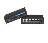 1 Uds. Conmutador Gigabit de 5, 8 y 10 puertos, conmutador Ethernet rápido de 1000Mbps, conmutador de red inteligente, Gigabit, divisor de Internet Hub RJ45 de alto rendimiento ( Size : 1005G )