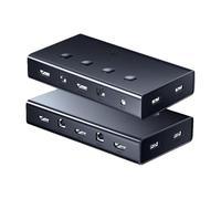 1 Uds. Conmutador KVM HDMI dos entradas/cuatro entradas y una salida un monitor con cortador de pantalla distribución sincrónica for compartir multi-USB(4x1 4K 60Hz Switch)