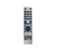 1 Uds Control Remoto de TV por Voz for Sharp AQUOS SHW/RMC/0134 Netflix Prime Youtube f-Play Smart TV con función de Voz