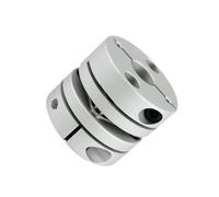 1 Uds. CSCA-D44x35 tornillo paso a paso Servomotor conexión diafragma simple/doble acoplamiento de aleación de aluminio 44mm * 35mm diámetro: 8~22mm(12mm to 15mm)