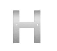 1 Uds. De Acero Inoxidable, Tamaño 3-8 Pulgadas, Impermeable, Decoración for El Hogar Y Exteriores, Números Letras Flotantes, Letrero Metal, Placas for Puerta Habitación(H,5inch)