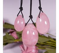 1 Uds. De Huevos Yoni, Entrenamiento De Estiramiento Muscular, Huevo De Yoga, Ejercitador Kegel, Bola De Yoni Perforada Con Piedra De Jade Natural Para Mujer,25 Mm 40 Mm