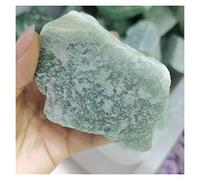 1 Uds. De piedras de Jade Dongling verdes naturales, cristal de cuarzo, espécimen de roca de cristal Original, decoración del hogar decoración de la habitación (Size : 400-450g)