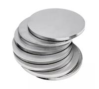 1 Uds Diámetro 50mm - 300mm Placa Redonda De Acero Inoxidable Hoja Circular 304 Disco Redondo Espesor 0,5/1/1.5/2/2.5/3/4/5mm(Thickness 1.5mm,Dia 80mm)