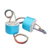 1 Uds. Diámetro del orificio 60mm orificio pasante anillo deslizante conductor anillo conductor de alta precisión anillo colector bus anillo conductor de 2-24 cables(Inner hole 60mm -2 way)