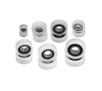 1 Uds. Diámetro interior del rodamiento superior a 8mm rodamiento recubierto de plástico POM polea de nailon de alta resistencia al desgaste BS10X25.4X8MM BS10X32X10MM BS25X65X19MM(BS12x50x20mm)