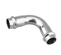 1 Uds DN15-DN50 Codo De Doble Compresión De Igual Diámetro De 90 Grados, Codo De Doble Abrazadera De Acero Inoxidable 304, Adaptador De Accesorios De Tubería De Agua(ID 32MM)