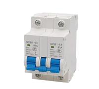 1 Uds Doble potencia interruptor de transferencia Manual 1P 2P 3P 4P disyuntor de enclavamiento AC 6A-125A 50Hz