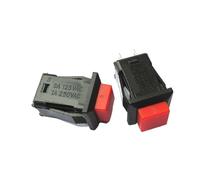 1 Uds DS-429A interruptor de botón cuadrado de DS-429B con interruptor de reinicio automático de bloqueo 1 ud.(DS-429B Red Unlock)
