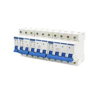 1 Uds DZ47-63 1P 2P 3P 4P 63a carcasa transparente 6Ka interruptor de aire unipolar disyuntor en miniatura de bajo voltaje(2P-23,10A)