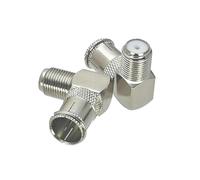 1 Uds F TV a N/UHF SO239 PL259 BNC PAL DVB-T enchufes macho y conector adaptador Coaxial hembra(F M to F Q RA)