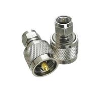 1 Uds F TV a N/UHF SO239 PL259 BNC PAL DVB-T enchufes macho y conector adaptador Coaxial hembra(PL259 to F M)