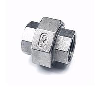 1 Uds FF BSP rosca macho hembra 304 junta viva de acero inoxidable, conector de unión de acoplamiento accesorio de tubería(3/4Inch)