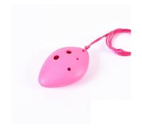 1 Uds Flauta De Ocarina Colorida 6 Agujeros Soprano C Flauta De Cerámica Ocarina Ocarina Instrumentos Musicales (Color : 06)