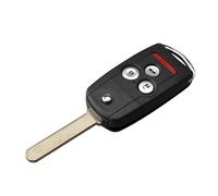 1 Uds Flip Car Key Fob Shell Caso 4 Botones para Acura ZDX 2010-2013 para Accord para Odyssey para Civic para CR-V 2011-2013