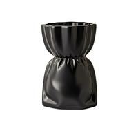 1 Uds. Florero, Suministros de organización Plantas, Adorno Escritorio, Maceta, decoración Boda para Comedor Y Decoración De Bodas(Black,14.5x12.5x22.5cm)