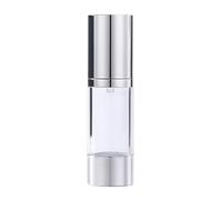 1 Uds. Frasco de botella con bombas sin aire,contenedor de crema vacío rellenable,botella de viaje al vacío,bombas con pulsador,botella para loción de 50ML