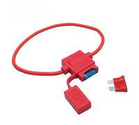 1 Uds. Fusible de hoja mediana for coche + Portafusibles impermeable for(20A)