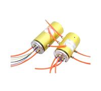 1 Uds G1/8 junta rotativa integrada gas-eléctrico-hidráulico anillo colector híbrido gas-eléctrico-hidráulico anillo colector gas-eléctrico anillo colector de gas(6 way gas liquid+18 way electricity)