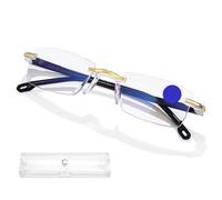 1 Uds. Gafas bloqueadoras azules, gafas de ordenador con enfoque automático para fatiga ocular con tecnología de visión dinámica, lentes HD para hombres y mujeres