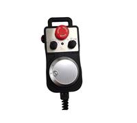 1 Uds. Generador de pulso MPG de 4 ejes/6 ejes con volante colgante y botón de parada de emergencia, generador de pulso MPG 100 manual de 5V(4 Axis)