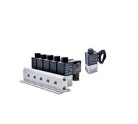 1 Uds grupo de válvulas solenoide colector 3V2M válvula de aire neumática de acción directa DC24V AC220V normalmente abierto(3V2M7F)