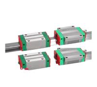 1 Uds guía lineal HGH20CA HGW20CC HGW20CA HGR20 longitud 200 400 500mm 800 1000 1200 1500mm carril for enrutador CNC(4xHGH20CA Blocks,2PCS Rail 800mm)