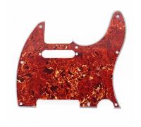 1 Uds Guitarra Estilo TL Golpeador De 3 Capas 8/10 Orificios Con Tornillo Para Guitarra Eléctrica TL 12 Colores Juego de Guitarra Pickguard(Dark Red)
