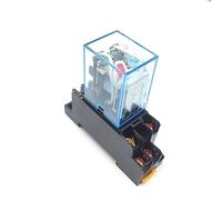 1 Uds HH62P HHC68A-2Z electrónico Micro Mini relé electromagnético 10A 8PIN bobina DPDT con Base de enchufe DC12V 24V AC110 220V(DC 24V)