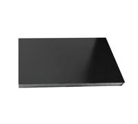 1 Uds. Hoja de placa de plantilla de fibra de vidrio negra de 1,5mm-fibra de vidrio epoxi G10 FR4 for plataforma extraíble de impresora(330x330mm)