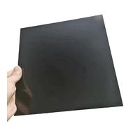 1 Uds. Hoja de tablero de plantilla de fibra de vidrio epoxi G10 negro de 0,3mm for plataforma extraíble de impresora(310x310mm)
