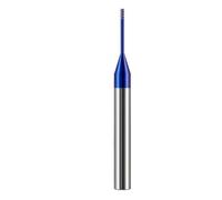 1 Uds HRC65 Fresa De Extremo En Miniatura Precisión Con Mini Herramienta Corte CNC Carburo Cuello Largo(R1.25x12xD4x50)