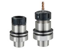 1 Uds HSK63F ER16 ER20 ER25 ER32 ER40 portaherramientas máquina de grabado máquina de carpintería alta velocidad mango HSK63 de alta precisión(HSK63F-GER25-100L)