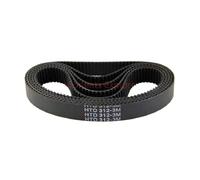 1 Uds HTD3M correa de distribución 6-30mm de ancho C = 117 120 126 129 135 138 141 144 147 150mm de longitud cinturones de goma síncronos de bucle cerrado HTD 3M(150-3M Teeth 50,15mm)