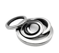 1 Uds ID55 * 56*58*60*62*63*65*67*68*70*72*75*78*80*82*85 * OD90/92/95/100/105*8/12mm sello de aceite de doble labio sello de eje de acero inoxidable(CSL,85x105x12mm)
