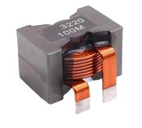 1 Uds inductor de alta corriente 10uH 50A filtro de almacenamiento de energía enchufable bobina de alambre de cobre plano inductor de potencia PQ3320(4.7uH-80A-DIP)