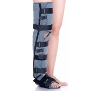 1 Uds inmovilizador de rodilla ajustable soporte de pierna completa-soporte de tobillo ligero for recuperación postoperatoria y alivio de lesiones(Medium)
