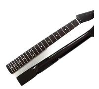 1 Uds instrumento Musical 21 trastes incrustaciones de puntos guitarra eléctrica negra accesorios cuello arce canadiense piezas