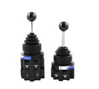 1 Uds interruptor con palanca de mandos inductivo 2/4 direcciones cierre momentáneo 4 posiciones 4NO auto reinicio bamboleo Stick Monoleber HKA1 interruptores cruzados(HKL-C22 Momentary)