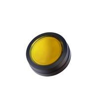 1 Uds. Interruptor de botón de alta corriente 25A 22mm con cableado rápido de luz 1NO/1NO1NC(Yellow,1NO1NC_LATCHING_220V)