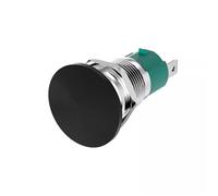 1 Uds. Interruptor de botón de Metal multicolor de 16/19/22mm cabeza de seta 10A botón de inicio impermeable de alta corriente con reinicio automático/autobloqueo(DVPPS05,Self-resetting)