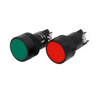 1 Uds. Interruptor de botón reinicio automático instantáneo 22mm rojo, verde, azul, amarillo, negro y NO + NC XB2-EA142 XB2-EA145 XB2-EA155(Red)