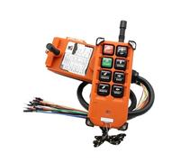 1 Uds. Interruptor de Control remoto Industrial inalámbrico grúa transmisor + receptor F21-E1B 6 canales(DC 12V)