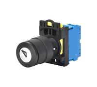1 Uds./interruptor de llave encendido apagado botón giratorio arranque 22mm interruptores de control de dos y tres engranajes LA36M(3 gears-2NO)