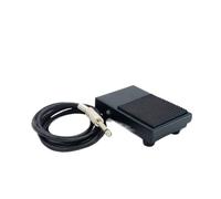 1 Uds interruptor de pie TFS-1 6,35mm con enchufe de audio 10A 250VAC 12V 24V interruptor de pie con enchufe interruptor de sonido con un cable de 1,5 metros