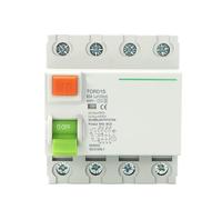 1 Uds interruptor diferencial tipo S RCCB de retardo RCD ELCB disyuntor electromagnético(20A,4 Pole 300 mA)