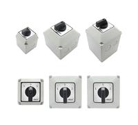 1 Uds. Interruptor Giratorio Universal De 3 Posiciones Serie LW26 Con Carcasa Impermeable IP65 20A/32A/63A 1/2/3/4 Polos(Small,20A_4 POLE)