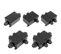 1 Uds IP68 2/3/4/5/6 vías conector impermeable en caja 5-14mm cubierta negra caja de conexiones caja de bisagra de instrumento electrónico al aire libre(F3-2)